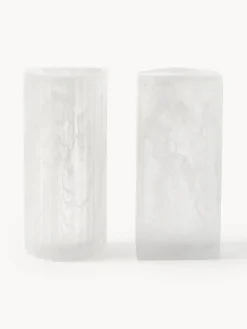 Jarrones|Decoración>Westwing Collection Jarrones Jabu, 2 uds. Blanco