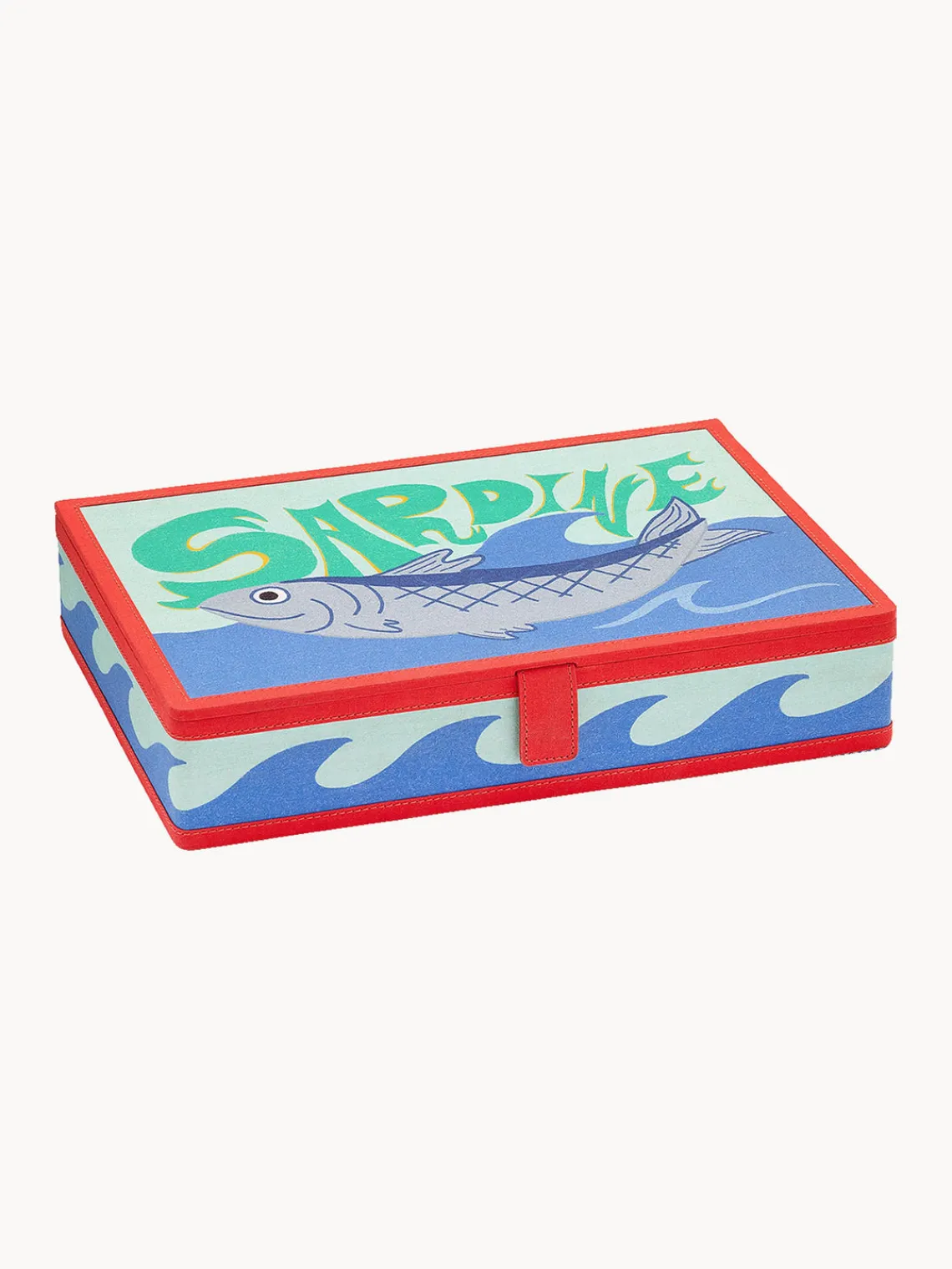 Bandejas Decorativas|Jarrones>Anna + Nina Joyero pintado a mano Sardine