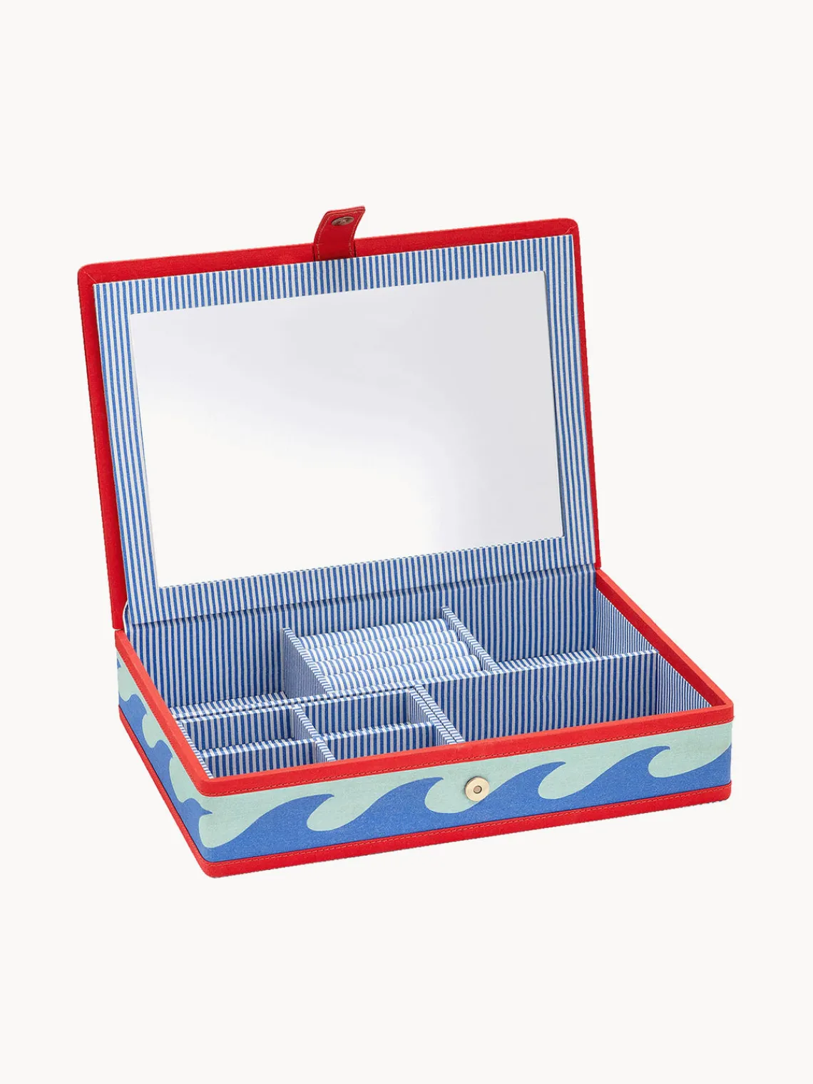 Bandejas Decorativas|Jarrones>Anna + Nina Joyero pintado a mano Sardine