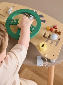 New Juguete de actividades de madera Aiden Niños Juguetes A Partir De 1 Año|Decoración Infantil