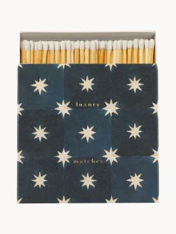 Discount Lata de fósforos de diseño Matchbox Navy Star Tile Cerillas|Velas Decorativas