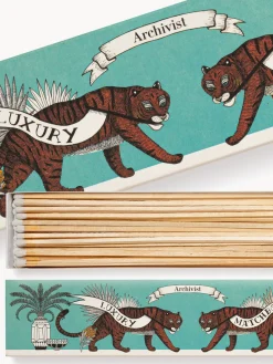 Velas Decorativas|Jarrones>Archivist Lata de fósforos Long Tiger