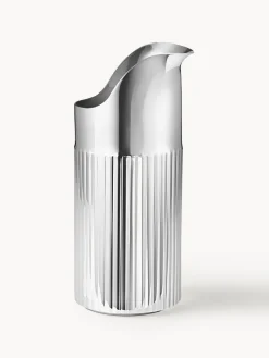 Azucareros Y Lecheras|Vajillas Completas>GEORG JENSEN Lechera de acero inoxidable con relievesBernadotte, 280 ml