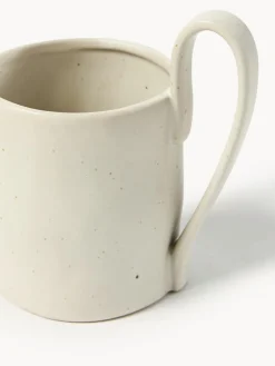 Azucareros Y Lecheras|Vajillas Completas>Ferm Living Lechera de cerámica Flow, 300 ml Blanco Off White jaspeado