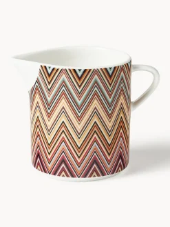 Azucareros Y Lecheras|Vajillas Completas>Missoni Lechera de porcelana Fine Bone China Jarris, 150 ml