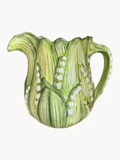 Jarras De Agua|Vajillas Completas>Les Ottomans Lechera pintada a mano Lily of the Valley