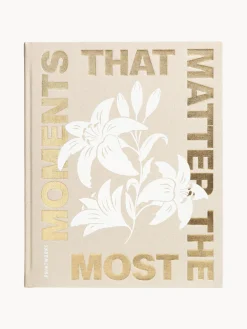 Best Libro de fotos Moments that Matter the Most Libros Decorativos|Jarrones