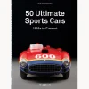 Clearance Libro ilustrado 50 Ultimate Sports Cars: 1910s to Present Libros Decorativos|Jarrones