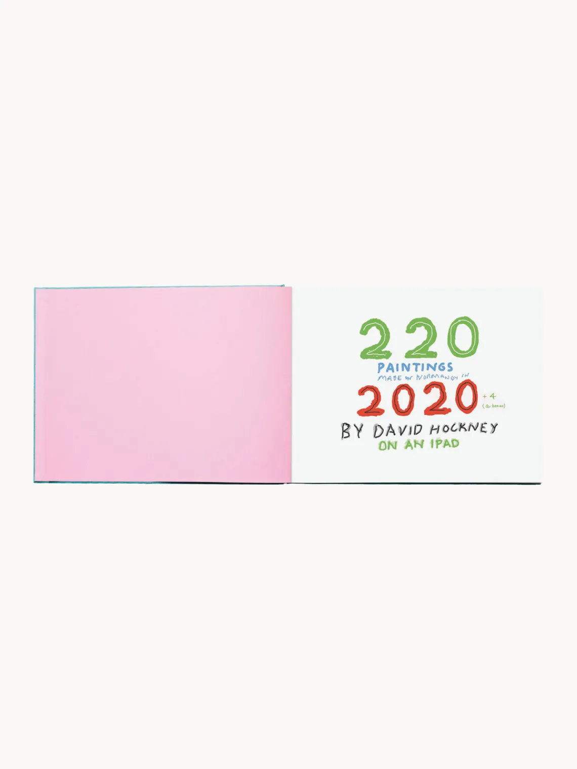 Libro ilustrado. David Hockney: 220 for 2020 Libros Decorativos|Jarrones