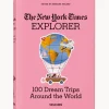 Libros Decorativos|Jarrones>TASCHEN Libro ilustrado The New York Times Explorer - 100 Trips Around the World
