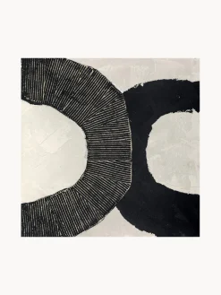 Lienzos|Jarrones>Agave Lienzo pintado a mano Black Circles