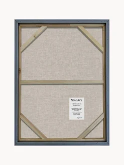 Online Lienzo pintado a mano con marco Brown Shapes Lienzos|Jarrones