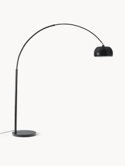 Lámparas De Pie|Lámparas De Techo>Westwing Collection Lámpara arco grande Bowie Negro