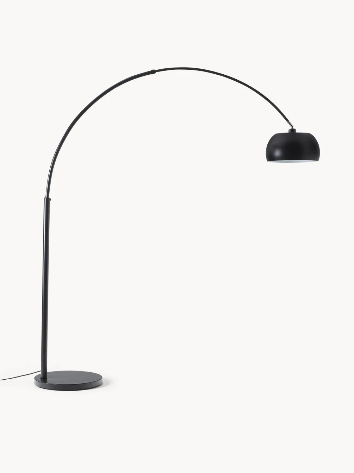 Lámparas De Pie|Lámparas De Techo>Westwing Collection Lámpara arco grande Bowie Negro