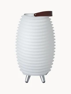 Lámpara cubitera regulable LED para exterior Synergy S, con altavoz Lámparas De Pie Para Exterior|Lámparas De Techo