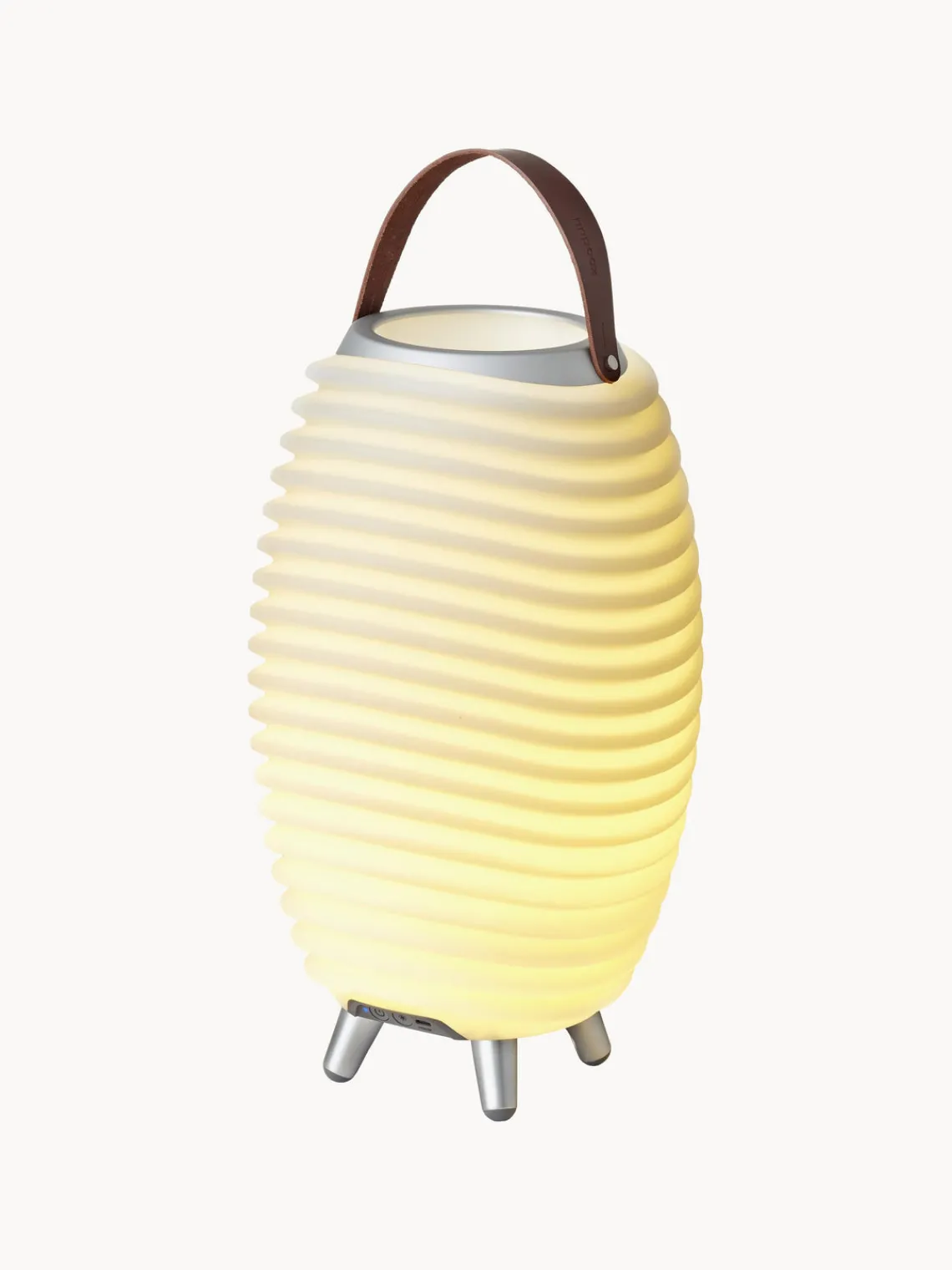 Lámpara cubitera regulable LED para exterior Synergy S, con altavoz Lámparas De Pie Para Exterior|Lámparas De Techo