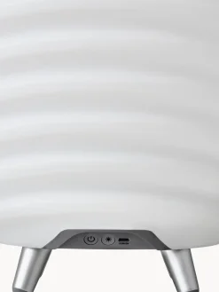 Lámpara cubitera regulable LED para exterior Synergy S, con altavoz Lámparas De Pie Para Exterior|Lámparas De Techo