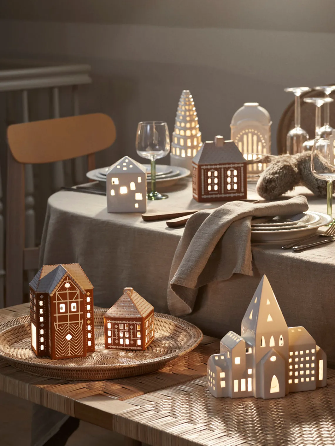 Best Lámpara de cerámica Urbania Town Portavelas|Jarrones