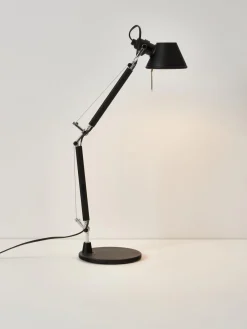 Lámparas De Escritorio|Lámparas De Mesa>Artemide Lámpara de escritorio ajustable Tolomeo Micro Negro mate