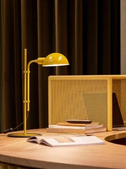 Lámparas De Escritorio|Lámparas De Mesa>Marset Lámpara de escritorio grande con pantalla ajustable Funiculí Amarillo mostaza brillante