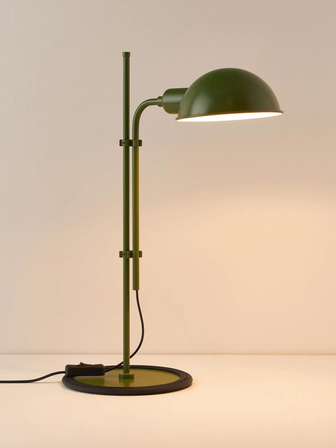 Lámparas De Escritorio|Lámparas De Mesa>Marset Lámpara de escritorio grande con pantalla ajustable Funiculí Verde oscuro brillante