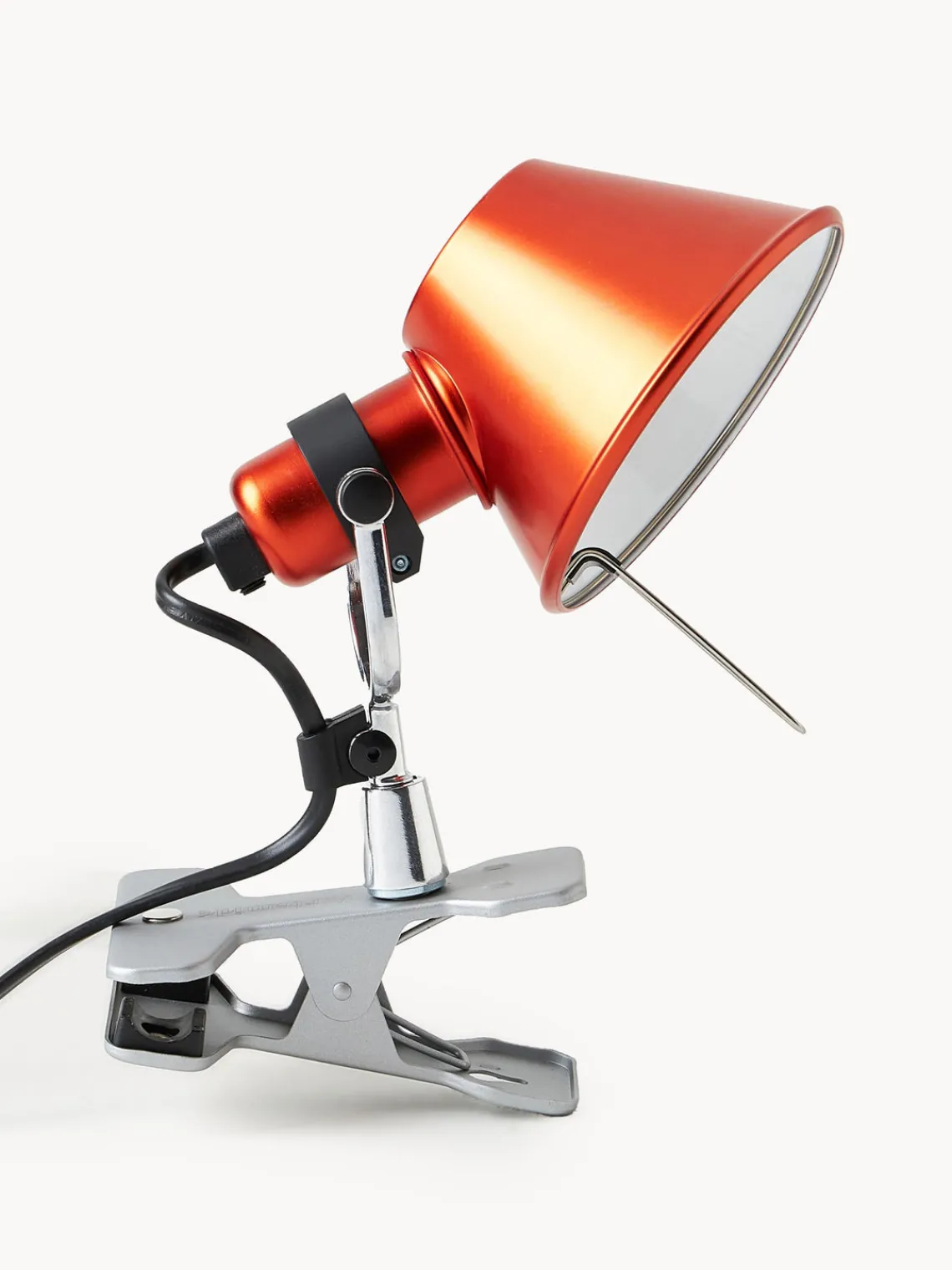 Lámparas De Escritorio|Lámparas De Mesa>Artemide Lámpara de escritorio pequeña con pinza Tolomeo Micro Pinza Naranja