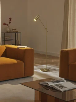 Lámparas De Pie|Lámparas De Techo>Westwing Collection Lámpara de lectura Cassandra Dorado