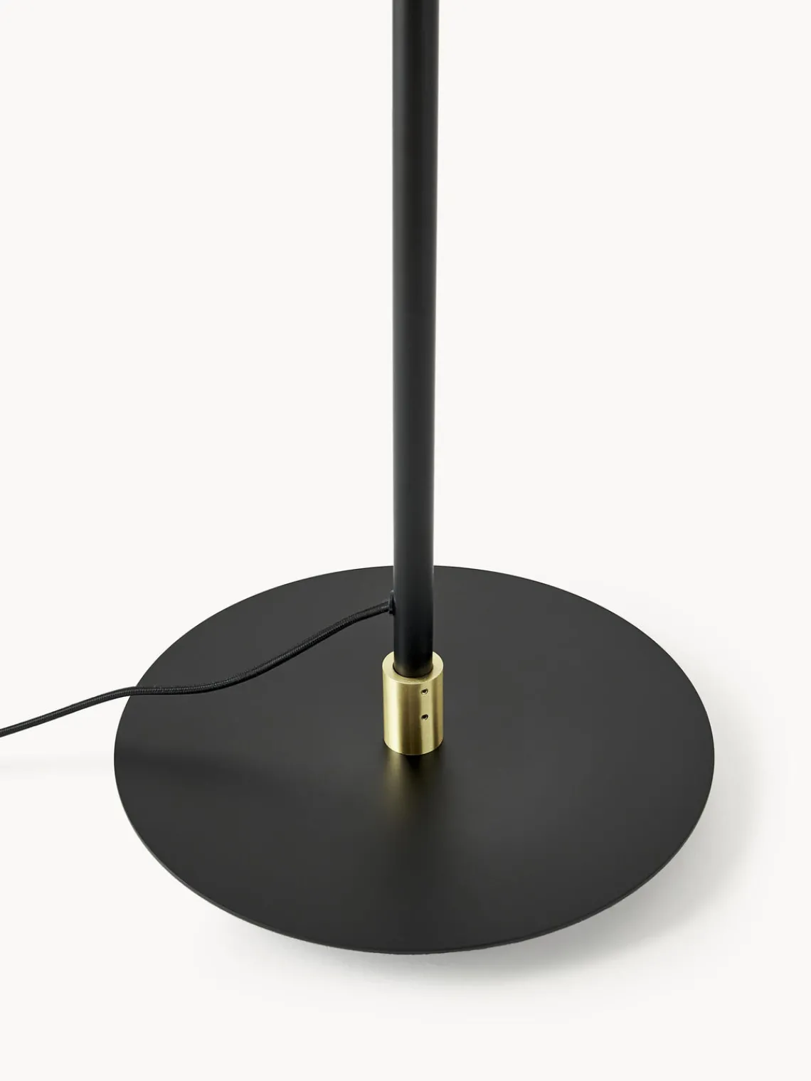 Lámparas De Pie|Lámparas De Techo>Westwing Collection Lámpara de lectura grande Neron Negro, latón