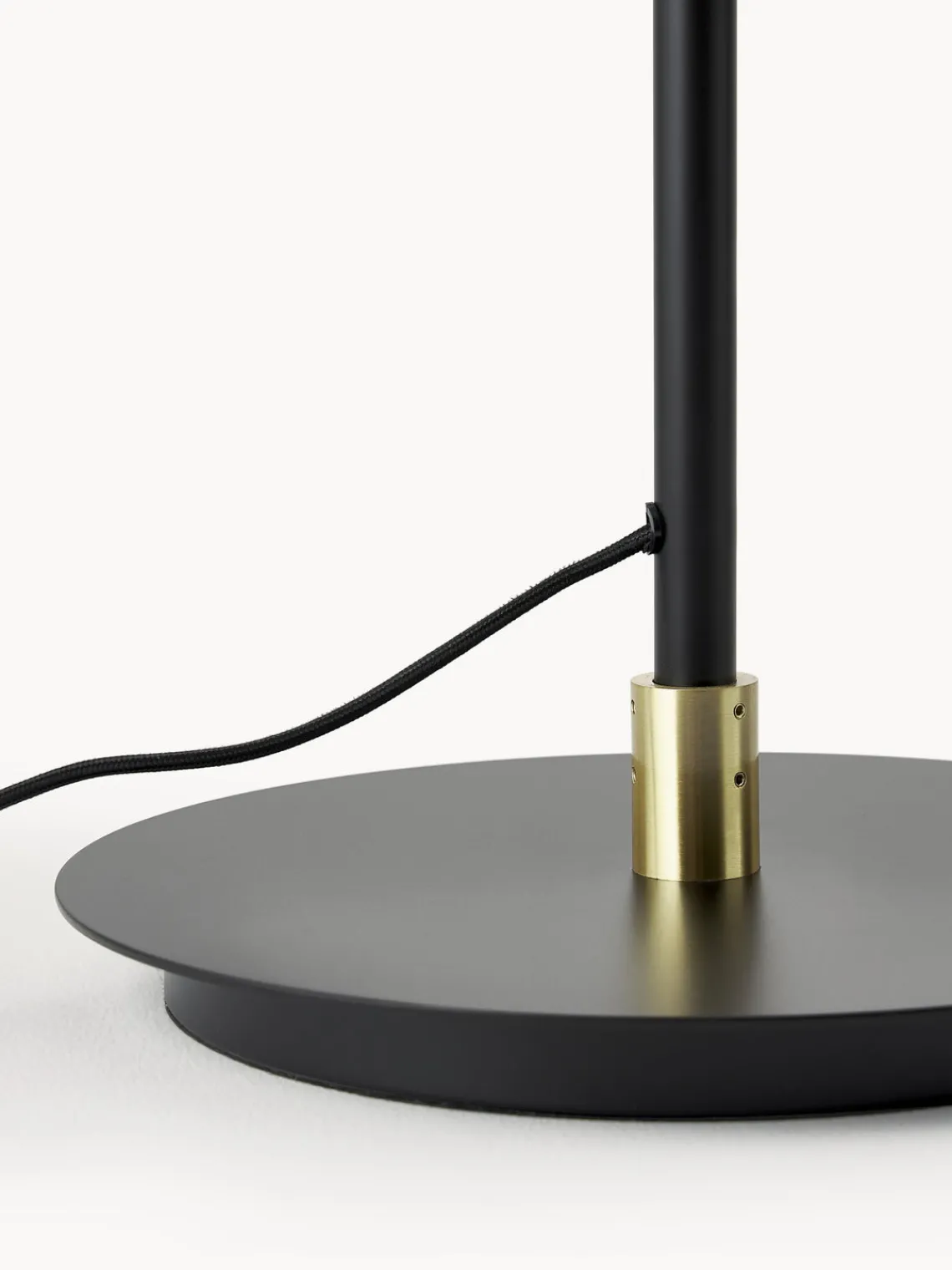 Lámparas De Pie|Lámparas De Techo>Westwing Collection Lámpara de lectura grande Neron Negro, latón