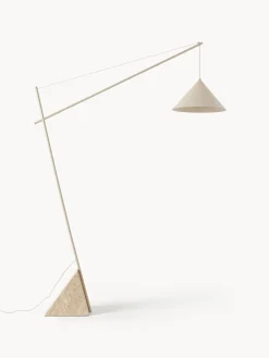 Online Lámpara de lectura grande de travertino Reyna Lámparas De Pie|Lámparas De Techo