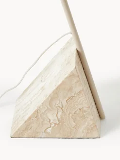 Online Lámpara de lectura grande de travertino Reyna Lámparas De Pie|Lámparas De Techo