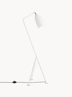 Lámparas De Pie|Lámparas De Techo>GUBI Lámpara de lectura pequeña regulable Gräshoppa Blanco brillante