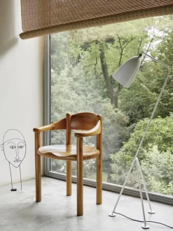 Lámparas De Pie|Lámparas De Techo>GUBI Lámpara de lectura pequeña regulable Gräshoppa Blanco brillante