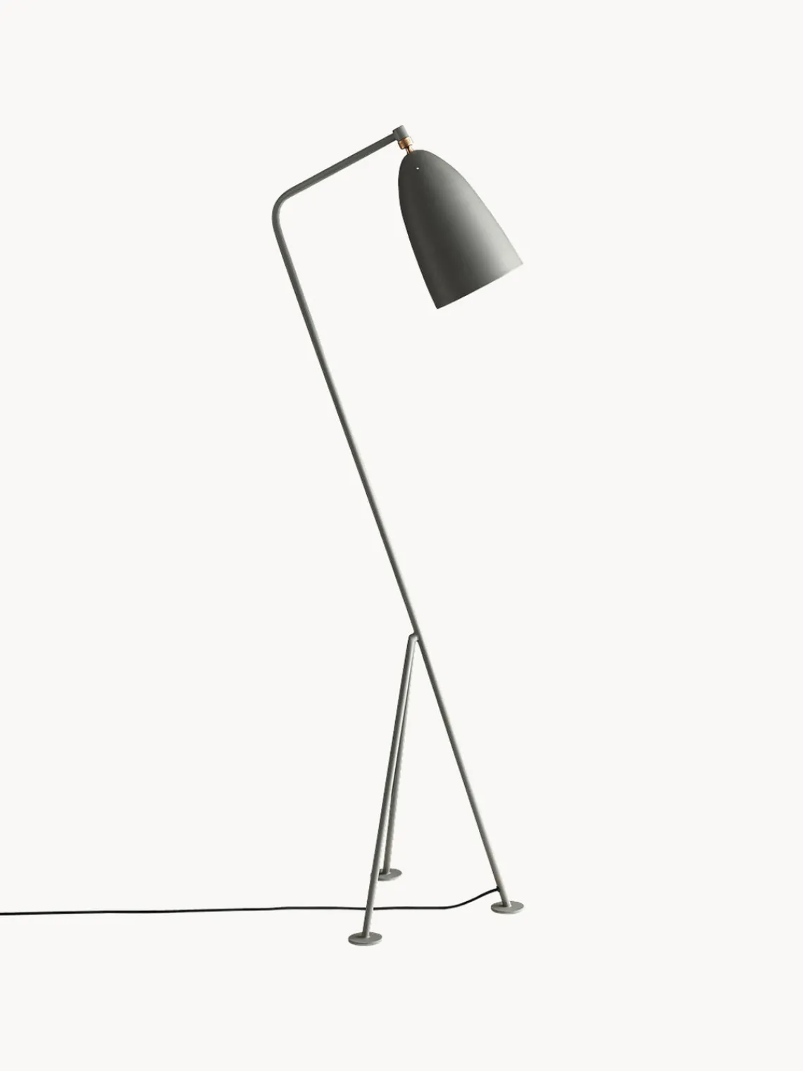 Lámparas De Pie|Lámparas De Techo>GUBI Lámpara de lectura pequeña regulable Gräshoppa Gris mate