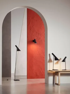 Lámparas De Pie|Lámparas De Techo>Louis Poulsen Lámpara de lectura pequeña AJ Negro