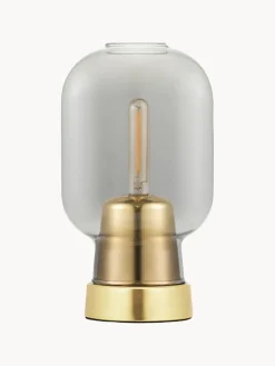 Lámpara de mesa Amp Smoke Brass EU Lámparas De Mesa|Lámparas De Techo