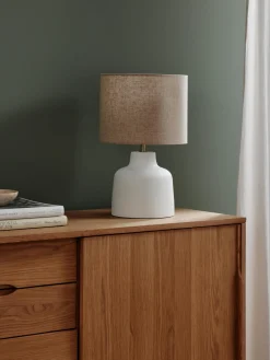 Lámparas De Mesa|Lámparas De Techo></noscript>Westwing Collection Lámpara de mesa artesanal de cemento Ike