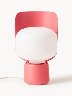 Lámparas De Mesa|Lámparas De Techo>FontanaArte Lámpara de mesa artesanal pequeña Blom Blanco, rojo coral