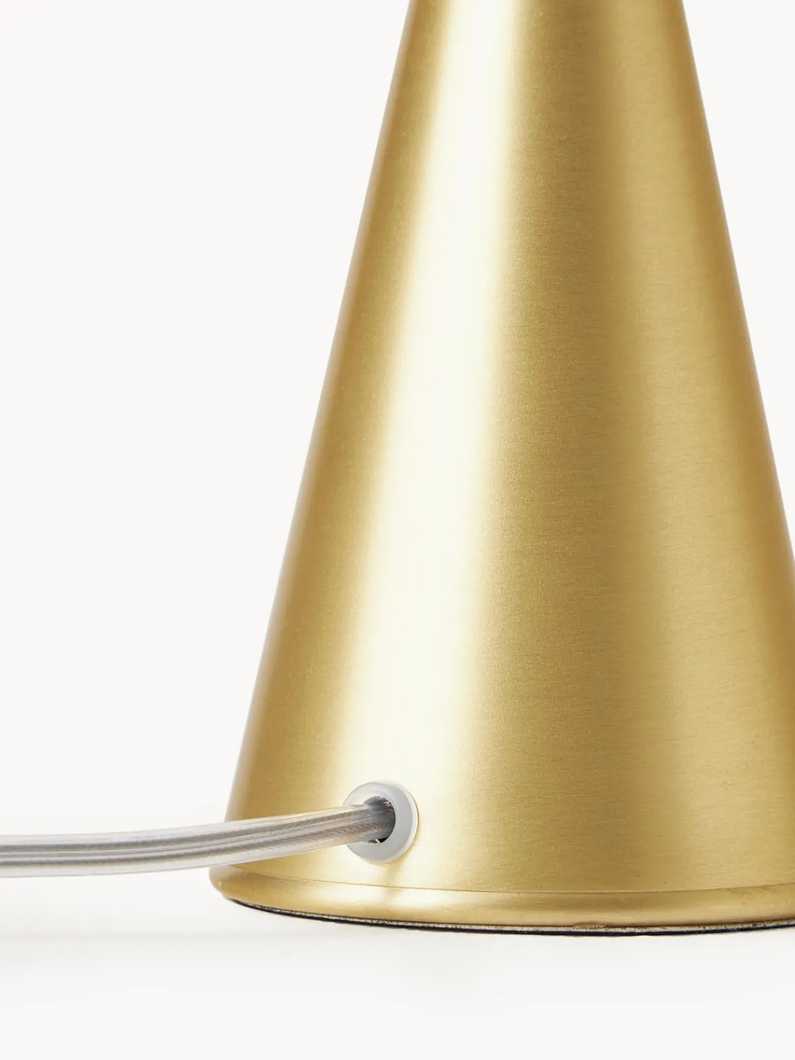 Lámparas De Mesa|Lámparas De Techo>FontanaArte Lámpara de mesa artesanal pequeña Bilia Mini Blanco, latón