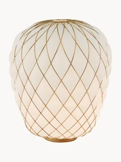 Outlet Lámpara de mesa artesanal grande regulable Pinecone Lámparas De Mesita De Noche