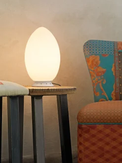 Lámparas De Mesa|Lámparas De Techo>FontanaArte Lámpara de mesa artesanal Uovo, tamaños diferentes