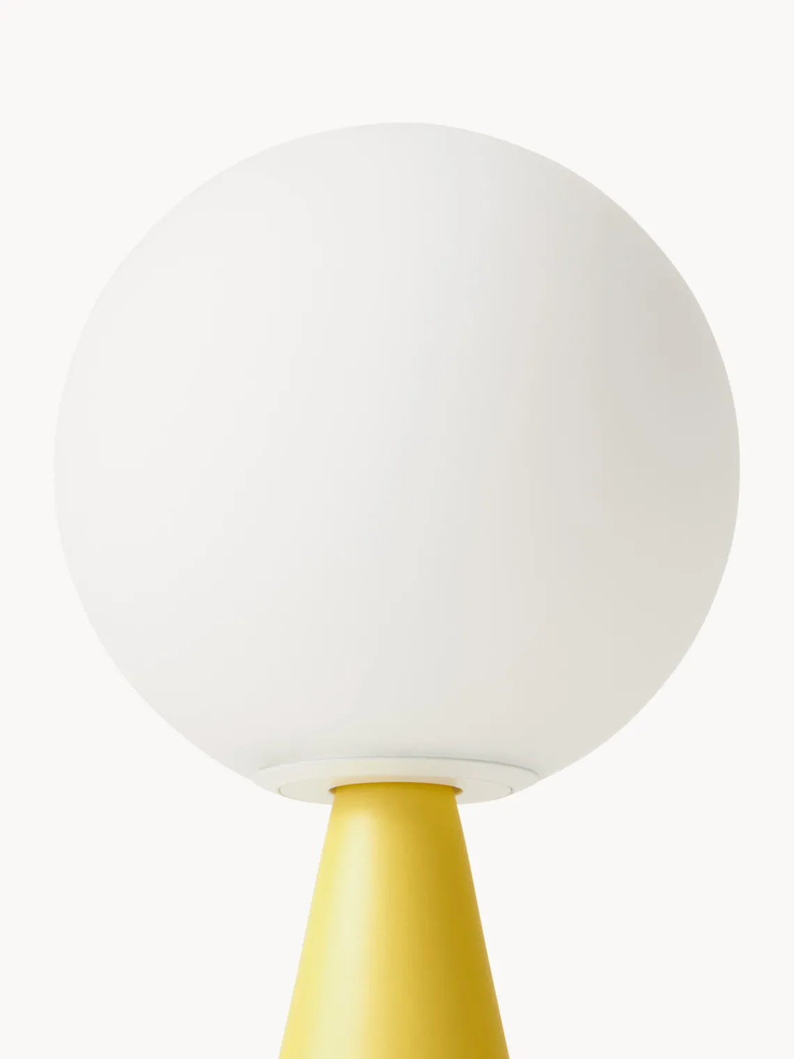 Lámparas De Mesa|Lámparas De Techo>FontanaArte Lámpara de mesa artesanal pequeña Bilia Mini Blanco, amarillo limón