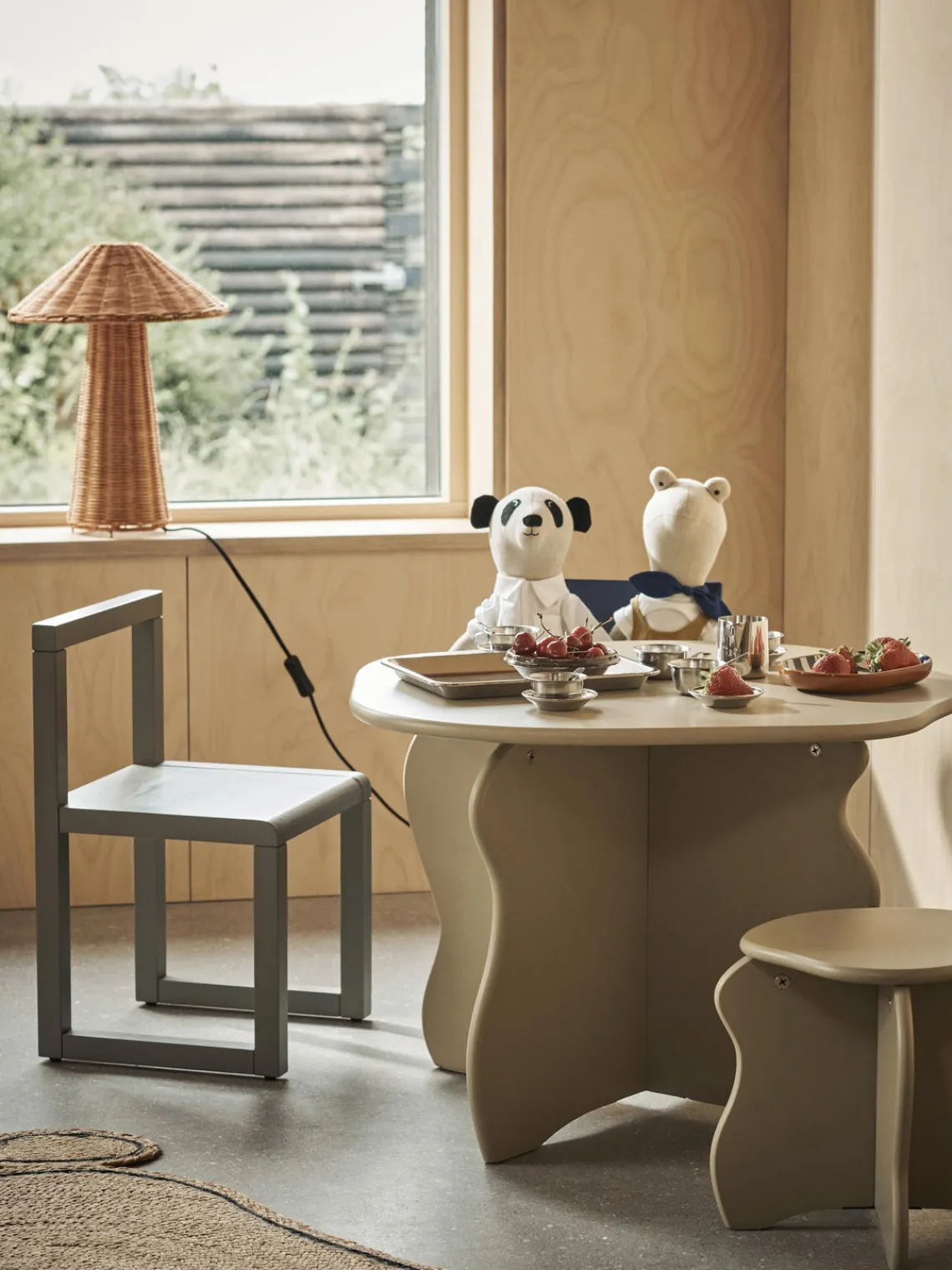 Lámparas De Mesa|Lámparas De Techo>Ferm Living Lámpara de mesa artesanal de ratán Dou