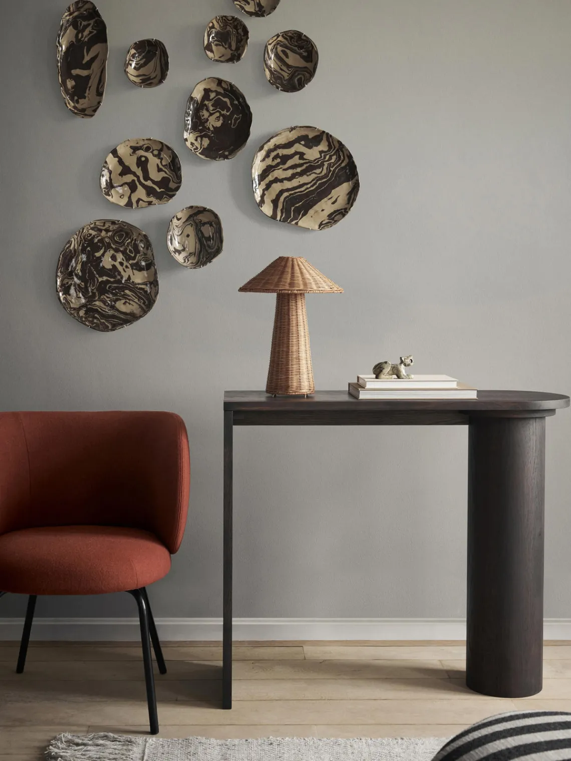 Lámparas De Mesa|Lámparas De Techo>Ferm Living Lámpara de mesa artesanal de ratán Dou