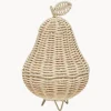 Decoración Infantil|Lámparas Infantiles>Oyoy Living Design Lámpara de mesa artesanal de ratán Pear