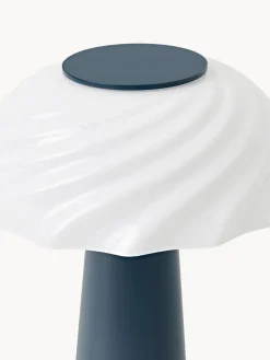 Lámparas De Mesa|Lámparas De Techo></noscript>Westwing Collection Lámpara de mesa artesanal Anya Azul oscuro