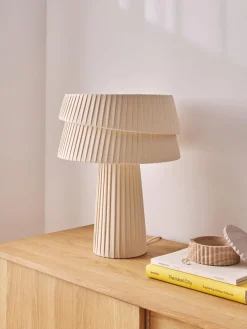 Lámparas De Mesa|Lámparas De Techo></noscript>Westwing Collection Lámpara de mesa con pantala asimetrica Nyla