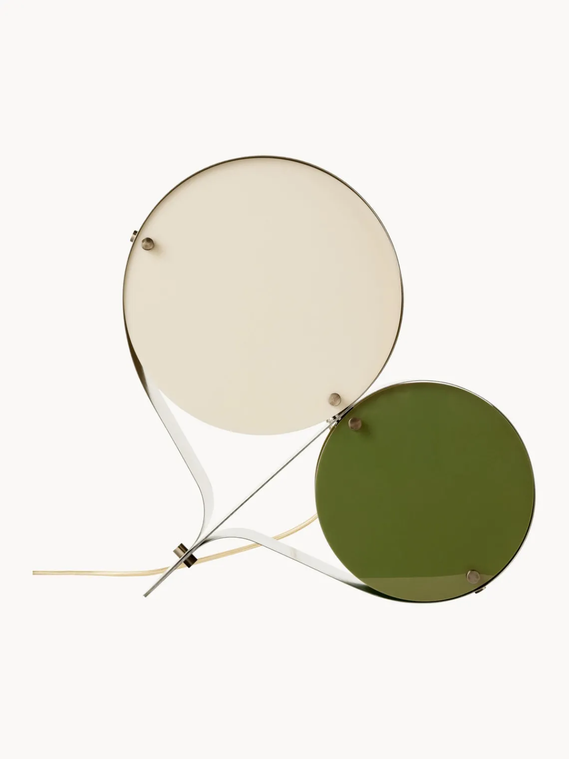 Discount Lámpara de mesa con pantalla de plexiglás Coppia Lámparas De Mesa|Lámparas De Techo