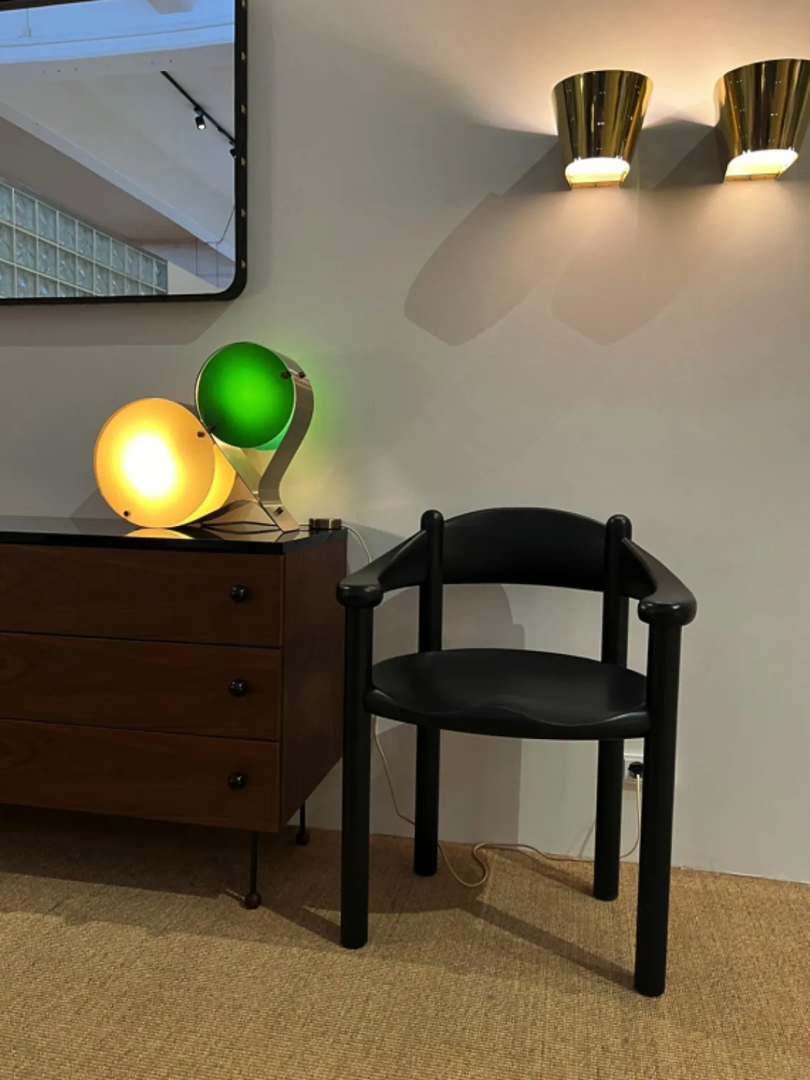 Discount Lámpara de mesa con pantalla de plexiglás Coppia Lámparas De Mesa|Lámparas De Techo