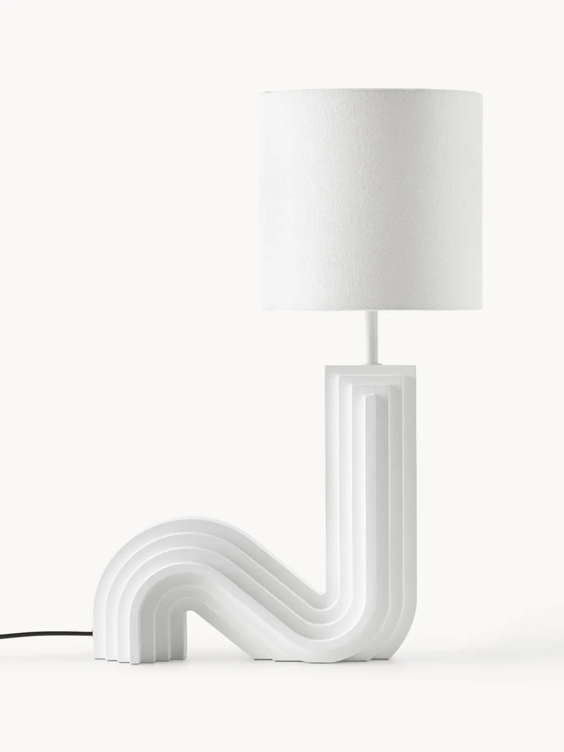 Lámparas De Mesa|Lámparas De Techo>Westwing Collection Lámpara de mesa de diseño Luomo Blanco Off White, blanco